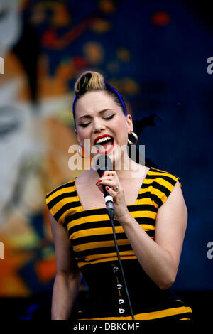 Imelda kann Hop Farm Festival 2011 - 3. Tag Kent, England - 03.07.11 Stockfoto