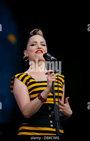 Imelda kann Hop Farm Festival 2011 - 3. Tag Kent, England - 03.07.11 Stockfoto