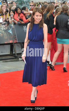 Katie Leung Harry Potter und die Heiligtümer des Todes: Teil 2 - Film Weltpremiere am Trafalgar Square - Ankünfte. London, England - 07.07.11 Stockfoto