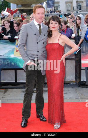 Helen McCrory und Damian Lewis Weltpremiere von Harry Potter, Heiligtümer des Todes, Teil 2 - Ankünfte London, England - 07.07.11 Stockfoto