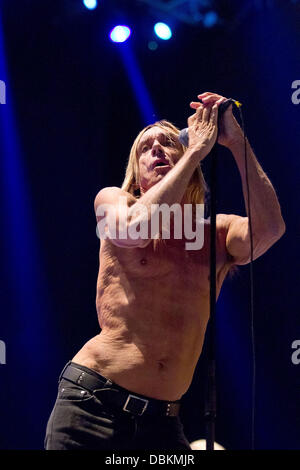 Iggy und die Stooges Festival Optimus Alive in Alges - Tag 2 Alges, Portugal - 07.07.11 Stockfoto