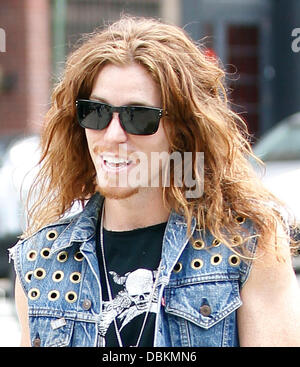 Shaun White zu Fuß in New York City New York City, USA - 07.07.11 Stockfoto