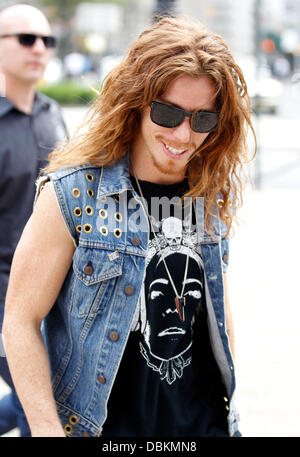 Shaun White zu Fuß in New York City New York City, USA - 07.07.11 Stockfoto