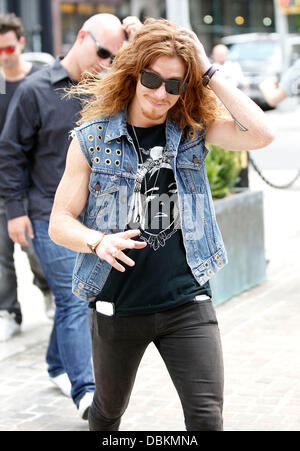 Shaun White zu Fuß in New York City New York City, USA - 07.07.11 Stockfoto