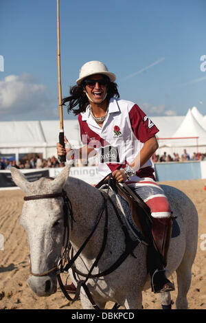 Ollie Locke Sandbanks Beach Polo Championship 2011 veranstaltet von Amika London Sandbänke, England - 09.07.11 Kredit obligatorisch: WENN.com Stockfoto