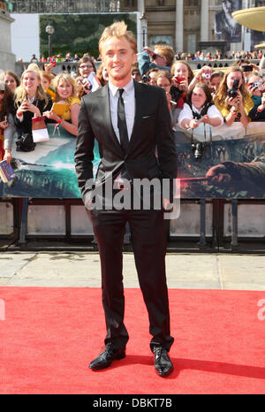 Tom Felton "Harry Potter und die Heiligtümer des Todes - Teil 2: Weltpremiere - Ankünfte London, England - 07.07.11 Stockfoto