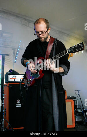 Morviscous, in der Lounge auf dem Hoffest am Merton Bauernhof - Tag3. Canterbury, England - 10.07.11 Stockfoto