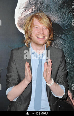 Domhnall Gleeson, bei der "Harry Potter und die Heiligtümer des Todes, Teil2" Premiere im Palais Omnisports de Bercy. Paris, Frankreich - 12.07.11 Stockfoto