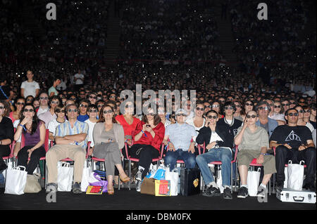 Atmosphäre, bei der "Harry Potter und die Heiligtümer des Todes, Teil2" Premiere im Palais Omnisports de Bercy. Paris, Frankreich - 12.07.11 Stockfoto