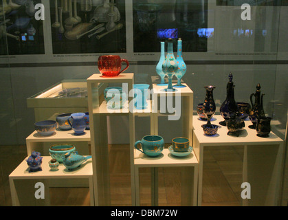 Glas-Handwerk in Turkiye ist Bankasi Museum in Istanbul, Türkei Stockfoto