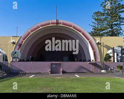 dh Marine Parade NAPIER NEW ZEALAND Art Deco Sound Shell Bühne Stockfoto