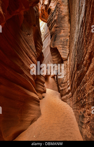 Innen Buckskin Gulch Slotcanyon, Kanab, Utah Stockfoto