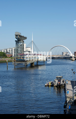 Bells Brücke restauriert, River Clyde, Glasgow. Stockfoto