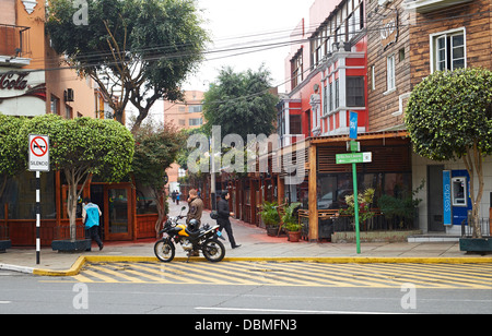 Viertel Miraflores in Lima, Peru. Stockfoto