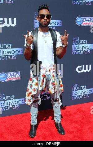 Los Angeles, Kalifornien, USA. 1. August 2013. Miguel besucht Young Hollywood Awards am 1. August 2013 auf der breiten Bühne in Santa Monica, CA USA. Bildnachweis: TLeopold/Globe Photos/ZUMAPRESS.com/Alamy Live-Nachrichten Stockfoto