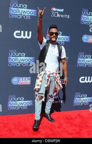 Los Angeles, Kalifornien, USA. 1. August 2013. Miguel besucht Young Hollywood Awards am 1. August 2013 auf der breiten Bühne in Santa Monica, CA USA. Bildnachweis: TLeopold/Globe Photos/ZUMAPRESS.com/Alamy Live-Nachrichten Stockfoto