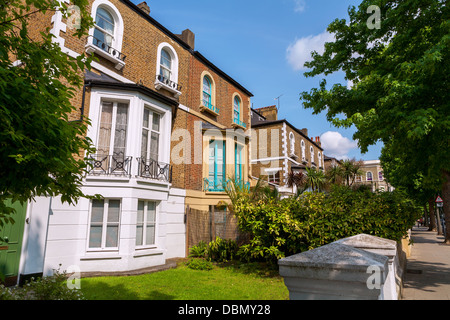 Stadthäuser. London, England Stockfoto