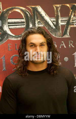 Jason Momoa "Conan der Barbar" Photocall abgehaltenen Villamagna Hotel Madrid, Spanien - 18.07.11 Stockfoto