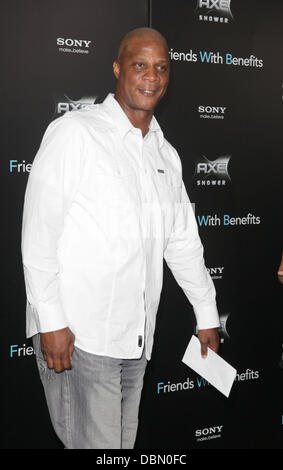 Ex, Mets Pitcher, Darryl Strawberry, New Yorker Premiere von "Friends with Benefits", gehalten am Ziegfeld Theater - Ankunft New York City, USA - 18.07.11 Stockfoto