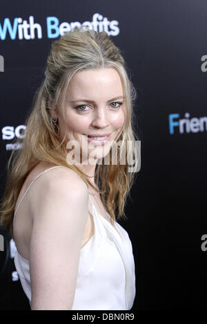 Melissa George New York-premiere von "Friends with Benefits", gehalten am Ziegfeld Theater - Ankunft New York City, USA - 18.07.11 Stockfoto