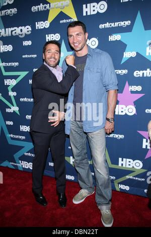 Jeremy Piven und Vladimir Klitschko Finale Saison-premiere von HBO Serie "Entourage" im Beacon Theatre - Ankunft New York City, USA - 19.07.11 statt Stockfoto