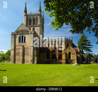 Die Stiftskirche des Heiligen Kreuzes, Bilovec, Gloucestershire, England, UK Stockfoto