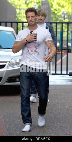 Keith Duffy außerhalb der ITV Studios London, England - 22.07.11 Stockfoto