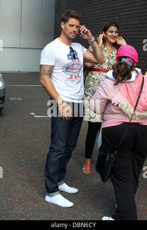 Keith Duffy außerhalb der ITV Studios London, England - 22.07.11 Stockfoto