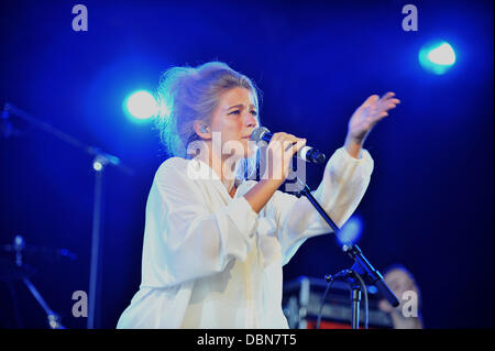 Selah Sue die live an der 36. Paleo Festival Nyon, Schweiz - 23.07.11 Stockfoto