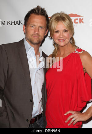 Nancy O'Dell und Ehemann Keith Zubchevich 13. jährliche Design Pflege profitieren die HollyRod Stiftung Held in The Marciano Residenz Beverly Hills, Kalifornien - 23.07.11 Stockfoto