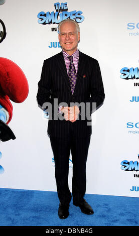 Tim Gunn "Die Schlümpfe" Welt-premiere im Ziegfeld Theater - Ankunft New York City, USA - 24.07.11 Stockfoto