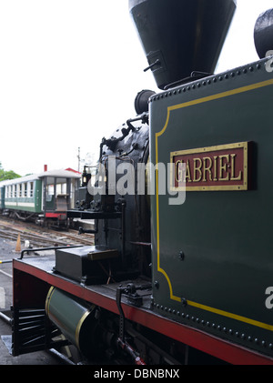 Dh KAWAKAWA NEUSEELAND Bucht der Inseln Vintage Railway Steam Train Stadt Stockfoto