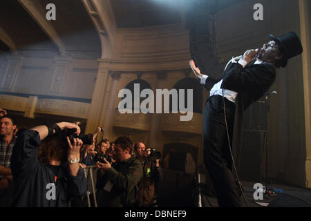 Howlin ' Pelle Almqvist Nesselsucht Melbourne, Australien - 26.07.11 Stockfoto