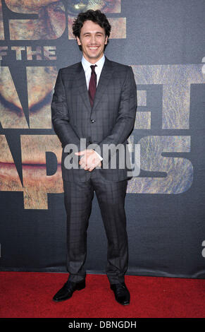 James Franco die Premiere von 20th Century Fox'steigen Of The Planet Of The Apes"abgehaltenen Graumans Chinese Theatre - Ankünfte Los Angeles, Kalifornien - 28.07.11 Stockfoto