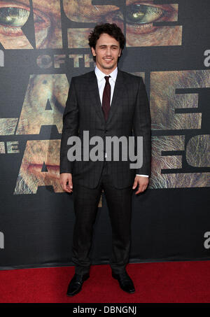 James Franco die Premiere von 20th Century Fox'steigen Of The Planet Of The Apes"abgehaltenen Graumans Chinese Theatre - Ankünfte Hollywood, Kalifornien - 28.07.11 Stockfoto