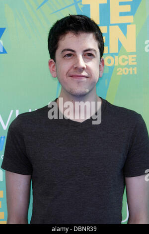 Christopher Mintz-Plasse 2011 Teen Choice Awards statt im Gibson Amphitheatre - Ankünfte Universal City, Kalifornien - 07.08.11 Stockfoto