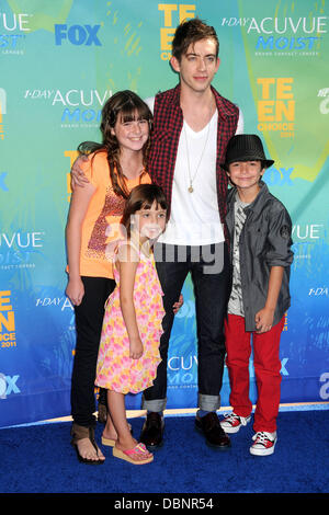 Kevin McHale 2011 Teen Choice Awards statt im Gibson Amphitheatre - Ankünfte Universal City, Kalifornien - 07.08.11 Stockfoto