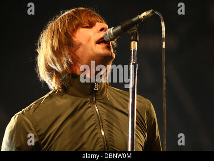 Beady Eye durchführen live im Somerset House, London, UK, 12. Juli 2011 Stockfoto