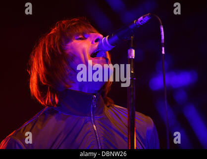 Beady Eye durchführen live im Somerset House, London, UK, 12. Juli 2011 Stockfoto