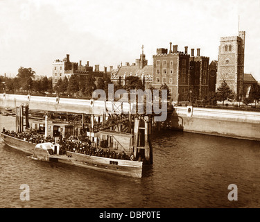 Lambeth Palace London viktorianische Periode Stockfoto