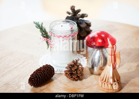 Vielzahl von Weihnachtsschmuck, München, Bayern, Deutschland Stockfoto