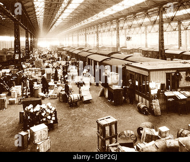 Paddington waren Depot frühen 1900er Jahren Stockfoto