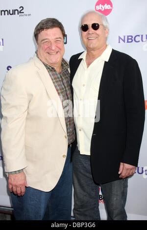 John Goodman und Chevy Chase die NBC TCA-Sommerfest 2011 im SLS Hotel - Ankunft Los Angeles, Kalifornien - 01.08.11 Stockfoto