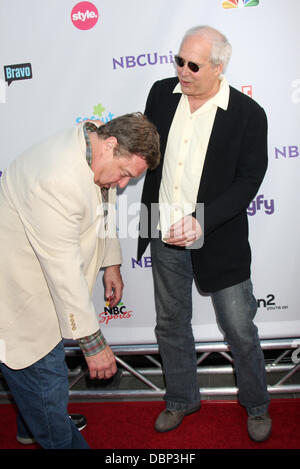 John Goodman und Chevy Chase die NBC TCA-Sommerfest 2011 im SLS Hotel - Ankunft Los Angeles, Kalifornien - 01.08.11 Stockfoto