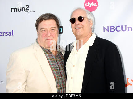 John Goodman und Chevy Chase die NBC TCA-Sommerfest 2011 im SLS Hotel - Ankunft Los Angeles, Kalifornien - 01.08.11 Stockfoto