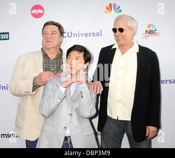 John Goodman, Ken Jeong und Chevy Chase die NBC TCA 2011 Sommerfest im SLS Hotel - Ankunft Los Angeles, Kalifornien - 01.08.11 Stockfoto