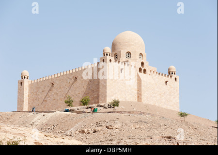 Mausoleum des Aga Khan auf Hügel, Assuan, Ägypten Stockfoto