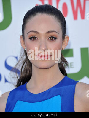 Emmy Rossum CBS Showtime CW Sommerfest 2011 TCA statt die Pagode - Ankünfte Los Angeles, Kalifornien - 03.08.11 Stockfoto