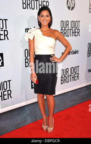 Olivia Munn ' unsere Idioten Brother' - Los Angeles Premiere anlässlich der Cinerama Dome Hollywood, California - 16.08.11 Stockfoto