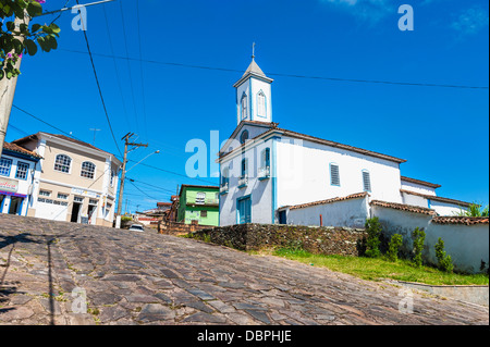 Nossa Senhora da Luz Church, Diamantina, UNESCO-Weltkulturerbe, Minas Gerais, Brasilien, Südamerika Stockfoto